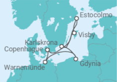 Itinerario del Crucero Polonia, Suecia, Dinamarca - MSC Cruceros