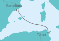 Itinerario del Crucero Túnez - MSC Cruceros