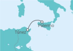 Itinerario del Crucero Italia - MSC Cruceros