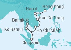 Itinerario del Crucero desde Singapur a Hong Kong (China) - Celebrity Cruises