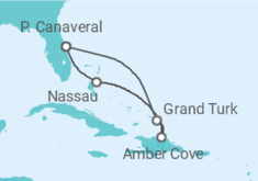 Itinerario del Crucero Bahamas - Carnival