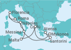 Itinerario del Crucero Grecia, Malta, Italia - Norwegian Cruise Line