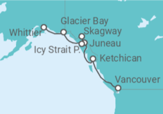 Itinerario del Crucero Alaska - Norwegian Cruise Line