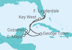 Itinerario del Crucero USA, México, Islas Caimán - Celebrity Cruises