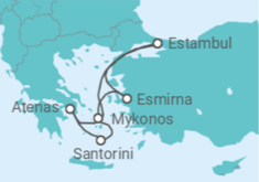 Itinerario del Crucero Turquía, Grecia - Costa Cruceros