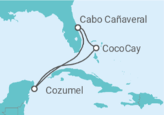 Itinerario del Crucero México - Royal Caribbean