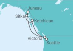 Itinerario del Crucero Alaska - Royal Caribbean