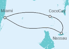 Itinerario del Crucero Bahamas con Perfect Day at CocoCay  - Royal Caribbean
