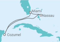 Itinerario del Crucero México, Bahamas - Royal Caribbean