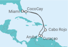 Itinerario del Crucero Aruba, Curaçao - Royal Caribbean