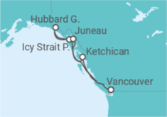 Itinerario del Crucero Vuelo + Hotel + Crucero Celebrity Solstice - Celebrity Cruises