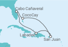 Itinerario del Crucero Puerto Rico - Royal Caribbean