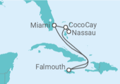 Itinerario del Crucero Bahamas, Jamaica - Royal Caribbean