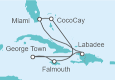 Itinerario del Crucero Islas Caimán, Jamaica - Royal Caribbean