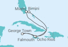 Itinerario del Crucero Jamaica, Islas Caimán - Royal Caribbean