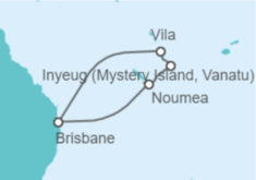Itinerario del Crucero Nueva Caledonia, Vanuatu - Royal Caribbean