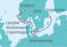 Itinerario del Crucero Dinamarca, Alemania - MSC Cruceros