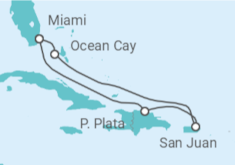 Itinerario del Crucero Puerto Rico - MSC Cruceros