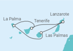 Itinerario del Crucero Islas Canarias - MSC Cruceros