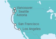 Itinerario del Crucero Canadá, USA - Norwegian Cruise Line