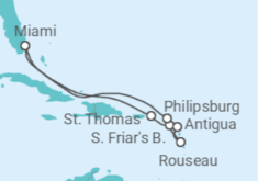 Itinerario del Crucero Islas Vírgenes - Eeuu, Antigua Y Barbuda, Saint Maarten - Princess Cruises
