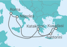 Itinerario del Crucero Italia, Grecia, Turquía - Princess Cruises