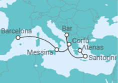 Itinerario del Crucero Grecia, Italia - Princess Cruises