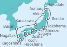 Itinerario del Crucero Japón, Corea Del Sur - Norwegian Cruise Line