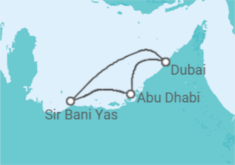 Itinerario del Crucero Emiratos Arabes - Celestyal Cruises