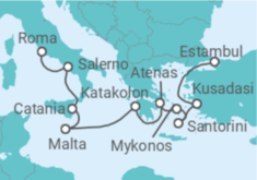 Itinerario del Crucero Turquía, Grecia, Malta, Italia - Norwegian Cruise Line
