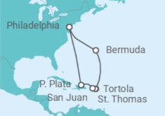 Itinerario del Crucero Bermudas, Islas Vírgenes - Reino Unido, Islas Vírgenes - Eeuu, Puerto Rico - Norwegian Cruise Line