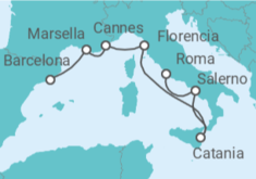 Itinerario del Crucero Italia, Francia - Norwegian Cruise Line