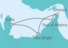 Itinerario del Crucero Qatar - Celestyal Cruises