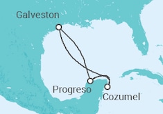 Itinerario del Crucero México - Carnival