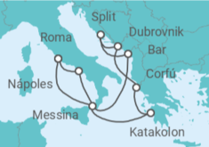 Itinerario del Crucero Italia, Grecia, Croacia - Celebrity Cruises