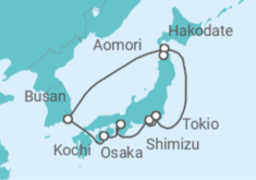 Itinerario del Crucero Corea Del Sur, Japón - Celebrity Cruises