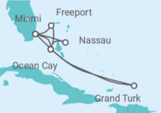 Itinerario del Crucero USA, Bahamas - MSC Cruceros