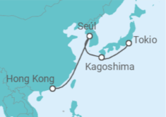Itinerario del Crucero Japón - Silversea