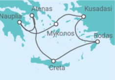 Itinerario del Crucero Grecia, Turquía - Silversea
