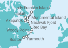Itinerario del Crucero USA - Silversea