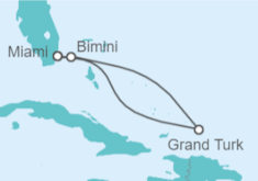 Itinerario del Crucero Miami, Gran Turca (y regreso) - Virgin Voyages