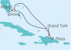 Itinerario del Crucero De Miami a Grand Turk: edición de Halloween - Virgin Voyages
