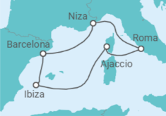 Itinerario del Crucero Ibiza Idílica - Virgin Voyages