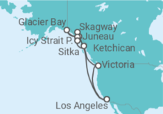 Itinerario del Crucero Alaska - Princess Cruises
