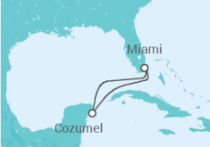 Itinerario del Crucero México - Norwegian Cruise Line
