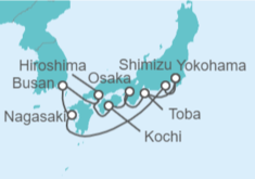 Itinerario del Crucero Japón, Corea Del Sur - Princess Cruises