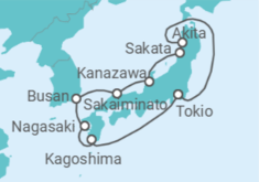 Itinerario del Crucero Japón, Corea Del Sur - Princess Cruises
