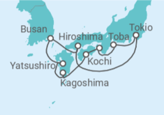 Itinerario del Crucero Japón, Corea Del Sur - Princess Cruises