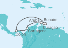 Itinerario del Crucero Colombia, Aruba, Bonaire, San Eustaquio y Saba, Curaçao - Royal Caribbean