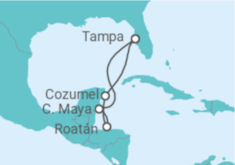 Itinerario del Crucero México, Honduras - Royal Caribbean